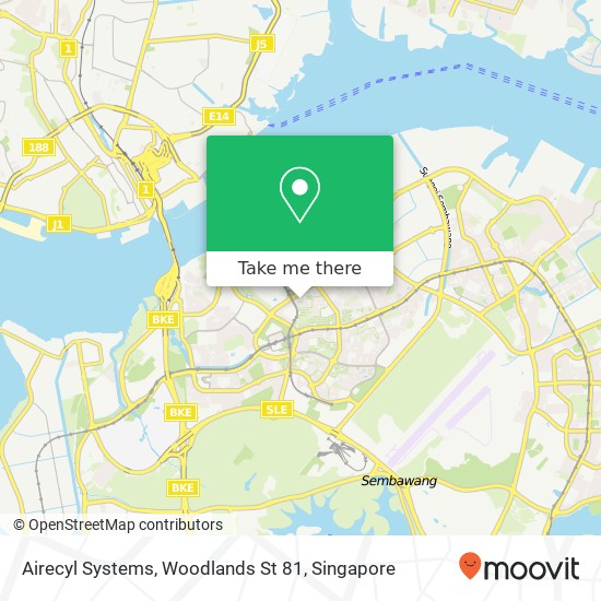 Airecyl Systems, Woodlands St 81地图