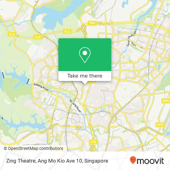 Zing Theatre, Ang Mo Kio Ave 10地图