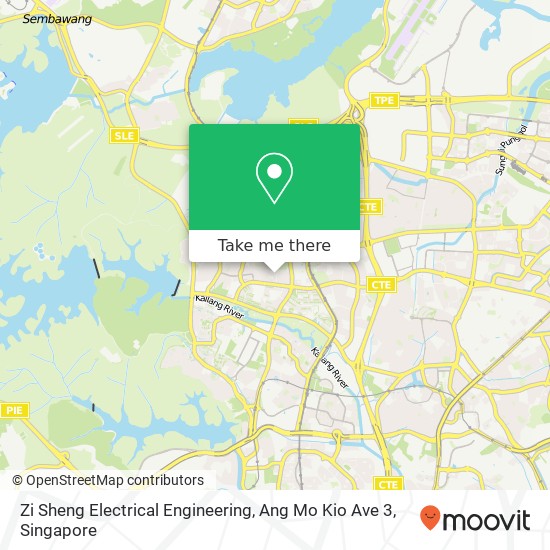 Zi Sheng Electrical Engineering, Ang Mo Kio Ave 3 map