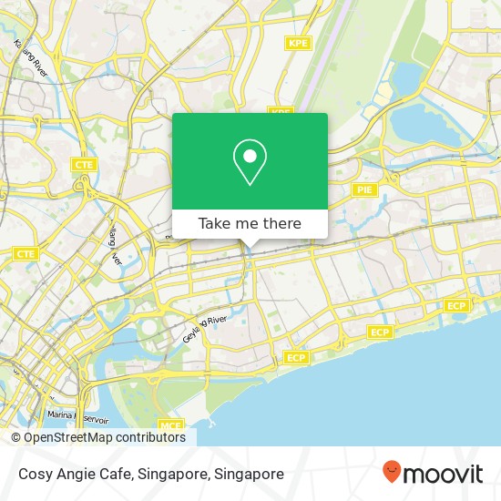 Cosy Angie Cafe, Singapore map