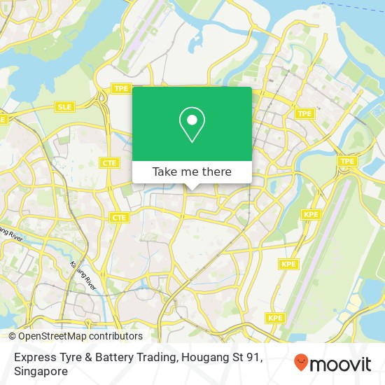 Express Tyre & Battery Trading, Hougang St 91地图