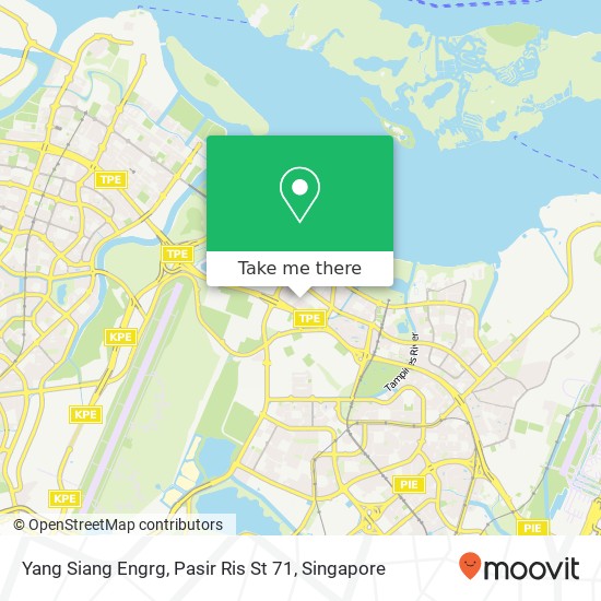 Yang Siang Engrg, Pasir Ris St 71 map