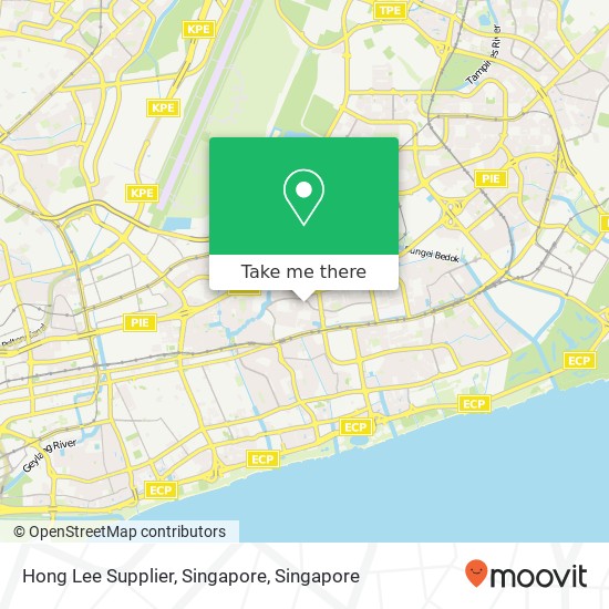 Hong Lee Supplier, Singapore map
