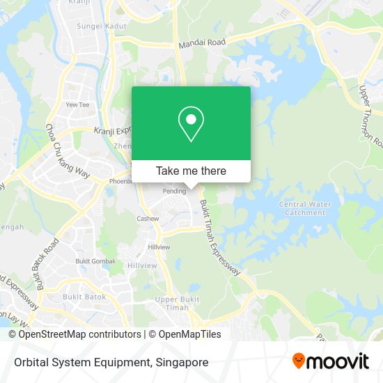 Orbital System Equipment, Petir Rd map