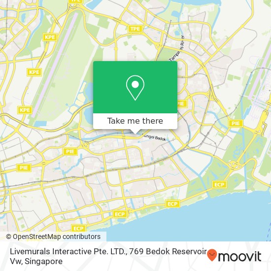 Livemurals Interactive Pte. LTD., 769 Bedok Reservoir Vw map