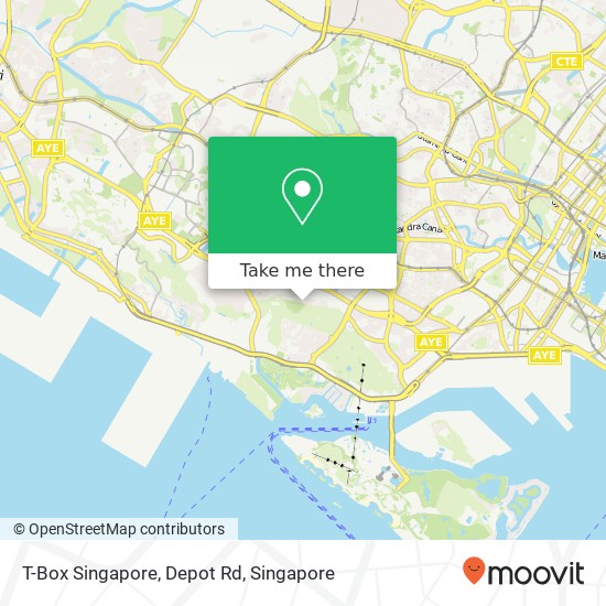 T-Box Singapore, Depot Rd map