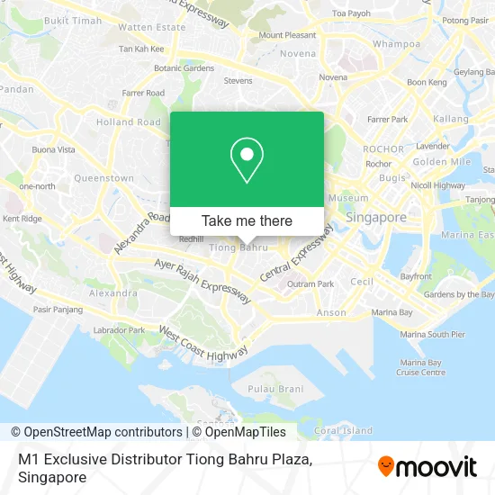 M1 Exclusive Distributor Tiong Bahru Plaza地图