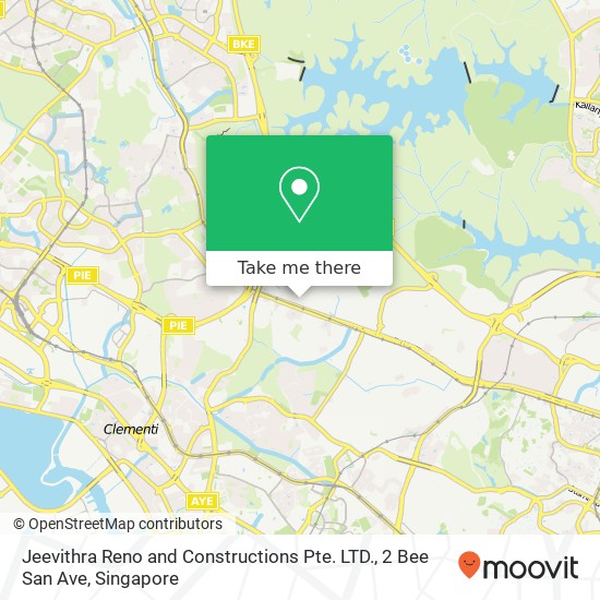 Jeevithra Reno and Constructions Pte. LTD., 2 Bee San Ave map