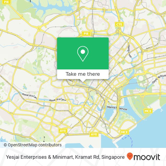 Yesjai Enterprises & Minimart, Kramat Rd map