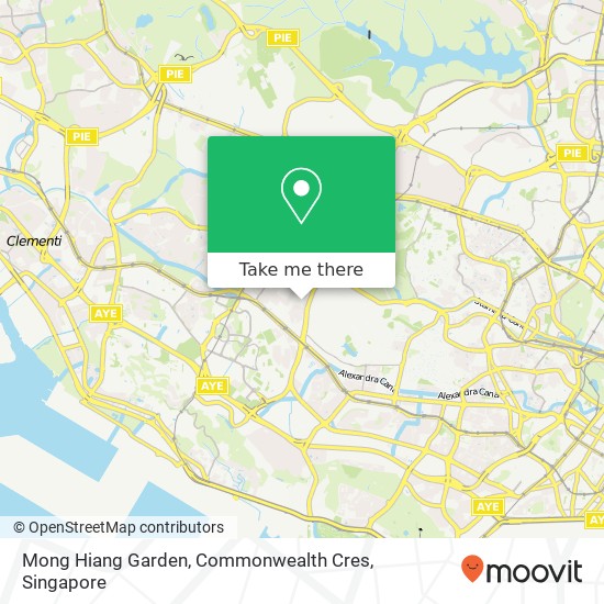 Mong Hiang Garden, Commonwealth Cres地图