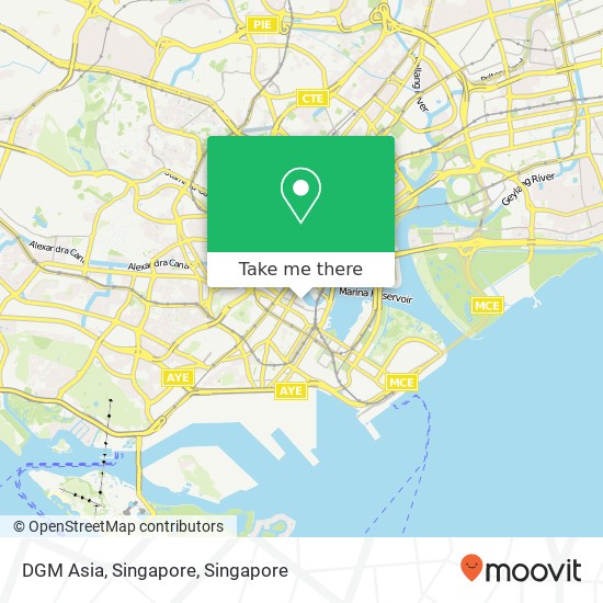 DGM Asia, Singapore map