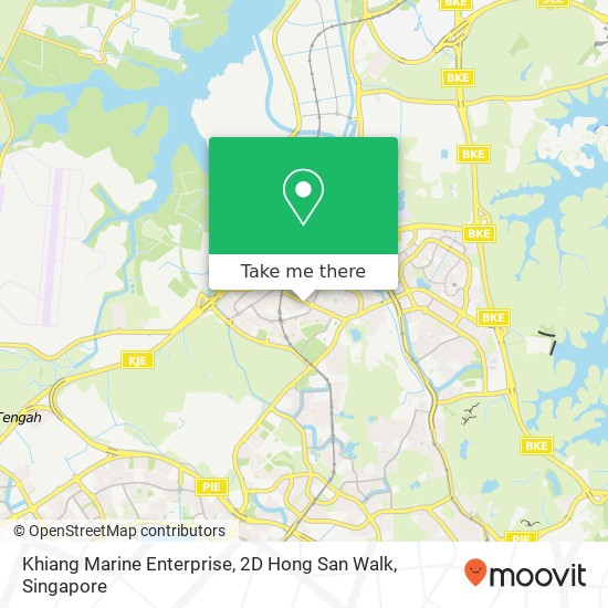 Khiang Marine Enterprise, 2D Hong San Walk map