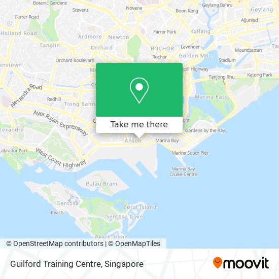 Guilford Training Centre map