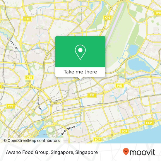 Awano Food Group, Singapore map
