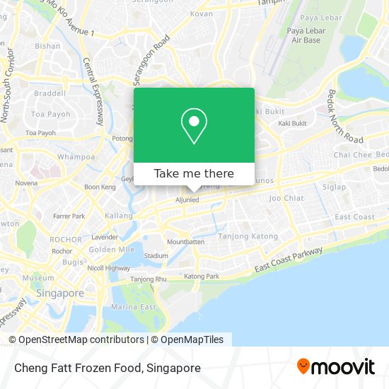 Cheng Fatt Frozen Food map