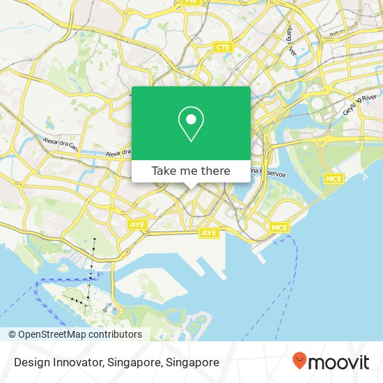Design Innovator, Singapore map