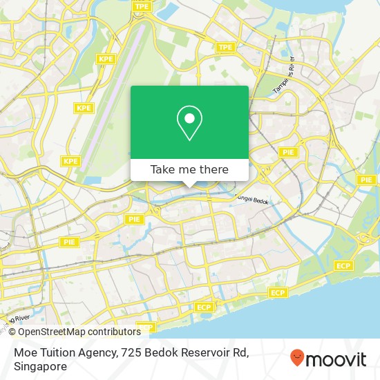 Moe Tuition Agency, 725 Bedok Reservoir Rd map
