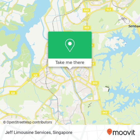 Jeff Limousine Services map