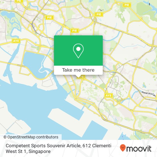 Competent Sports Souvenir Article, 612 Clementi West St 1 map