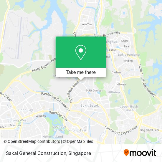 Sakai General Construction, Bukit Batok West Ave 2 map