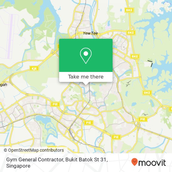 Gym General Contractor, Bukit Batok St 31 map