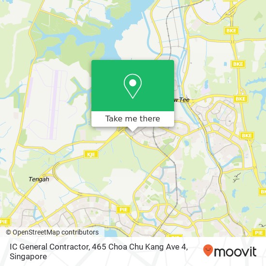 IC General Contractor, 465 Choa Chu Kang Ave 4地图