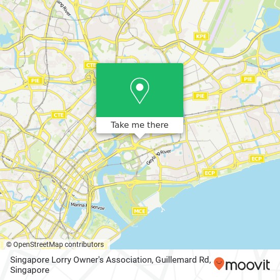 Singapore Lorry Owner's Association, Guillemard Rd map