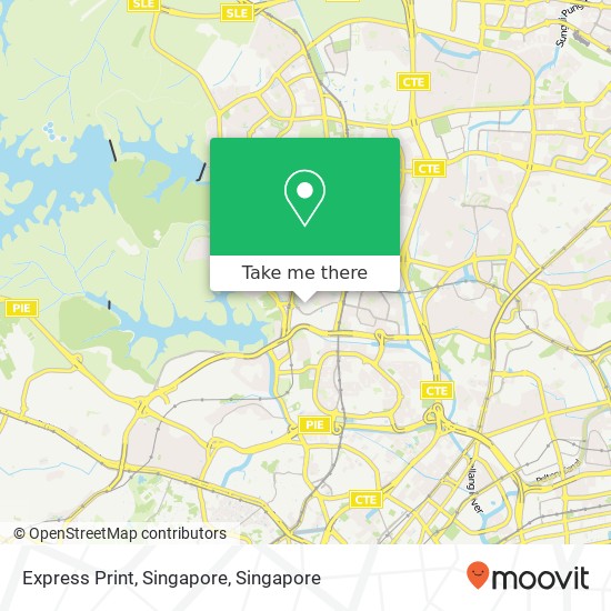 Express Print, Singapore map