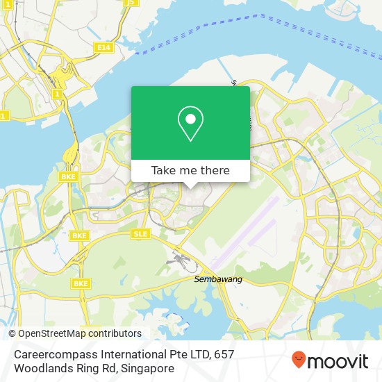 Careercompass International Pte LTD, 657 Woodlands Ring Rd map