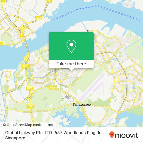Global Linkway Pte. LTD., 657 Woodlands Ring Rd map