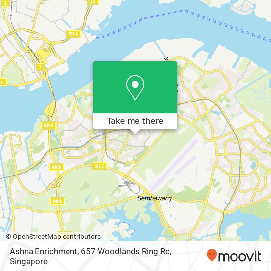 Ashna Enrichment, 657 Woodlands Ring Rd地图