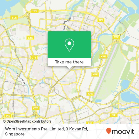 Wom Investments Pte. Limited, 3 Kovan Rd map