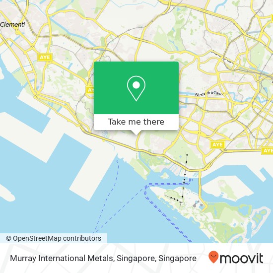Murray International Metals, Singapore map