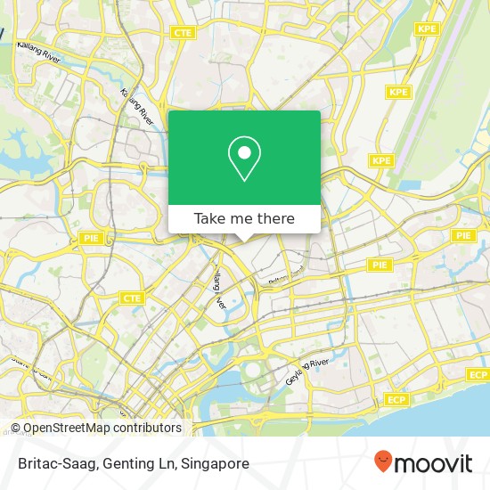 Britac-Saag, Genting Ln map