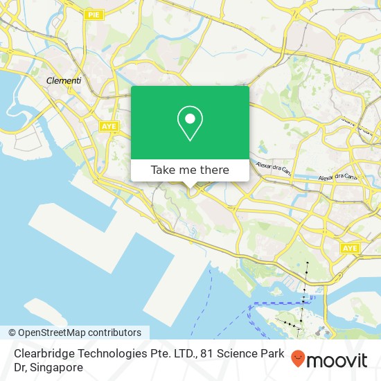 Clearbridge Technologies Pte. LTD., 81 Science Park Dr map