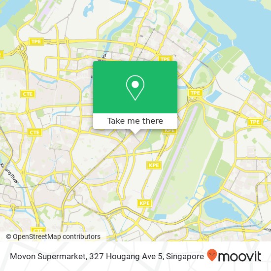 Movon Supermarket, 327 Hougang Ave 5 map