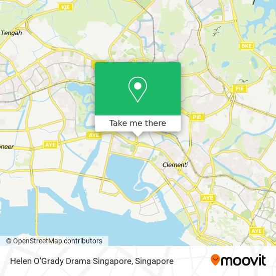 Helen O'Grady Drama Singapore map