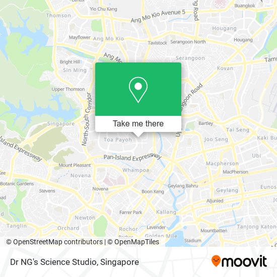 Dr NG's Science Studio map