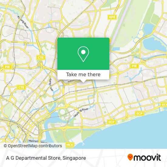 A G Departmental Store map