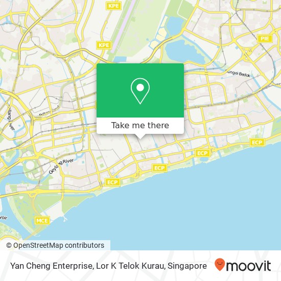 Yan Cheng Enterprise, Lor K Telok Kurau地图