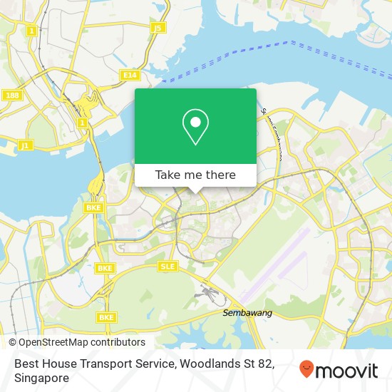 Best House Transport Service, Woodlands St 82 map