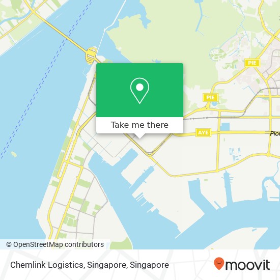 Chemlink Logistics, Singapore map