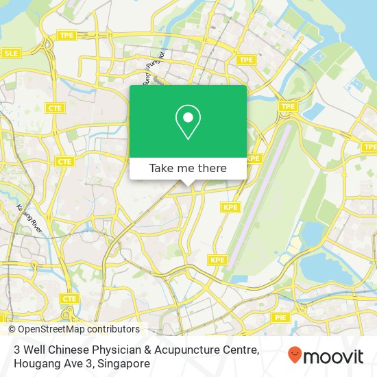 3 Well Chinese Physician & Acupuncture Centre, Hougang Ave 3 map