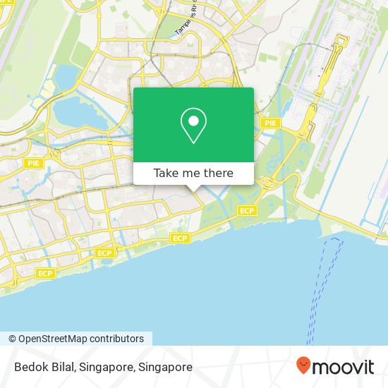 Bedok Bilal, Singapore map