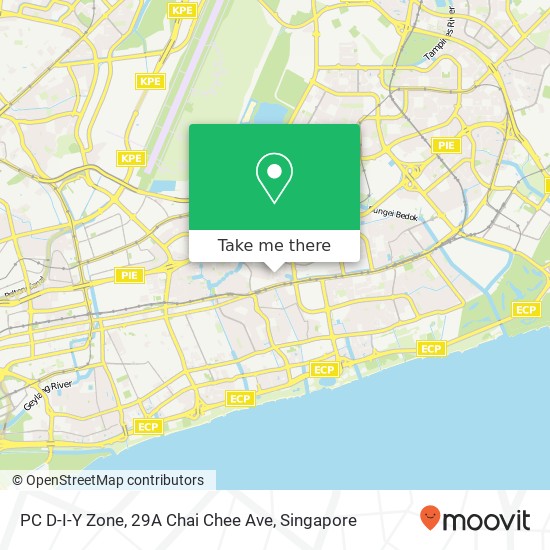 PC D-I-Y Zone, 29A Chai Chee Ave map