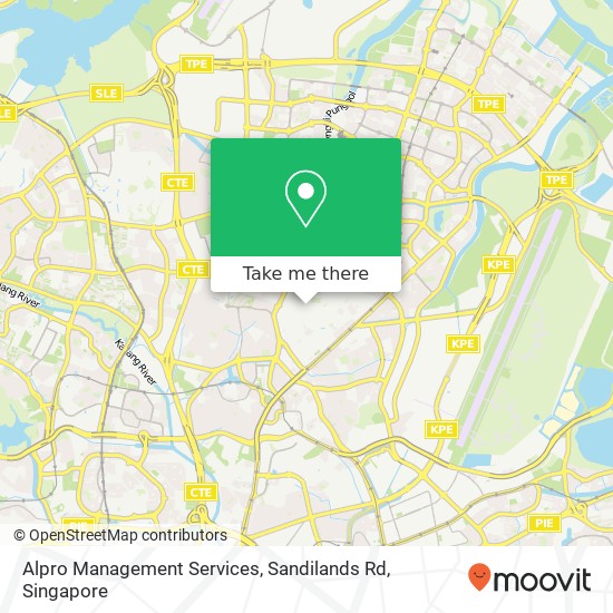 Alpro Management Services, Sandilands Rd map