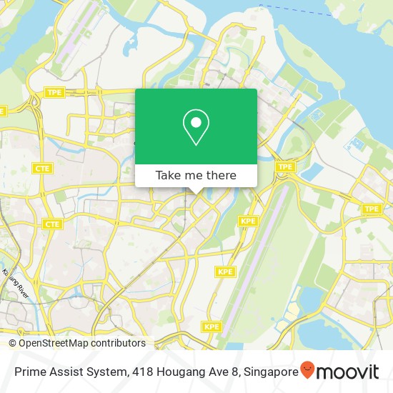 Prime Assist System, 418 Hougang Ave 8地图