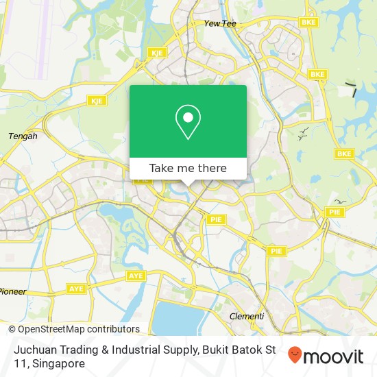 Juchuan Trading & Industrial Supply, Bukit Batok St 11地图