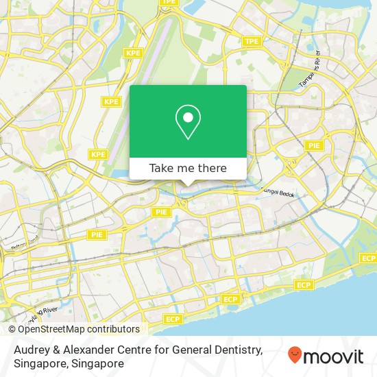 Audrey & Alexander Centre for General Dentistry, Singapore map