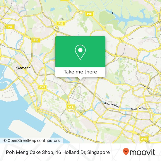 Poh Meng Cake Shop, 46 Holland Dr地图